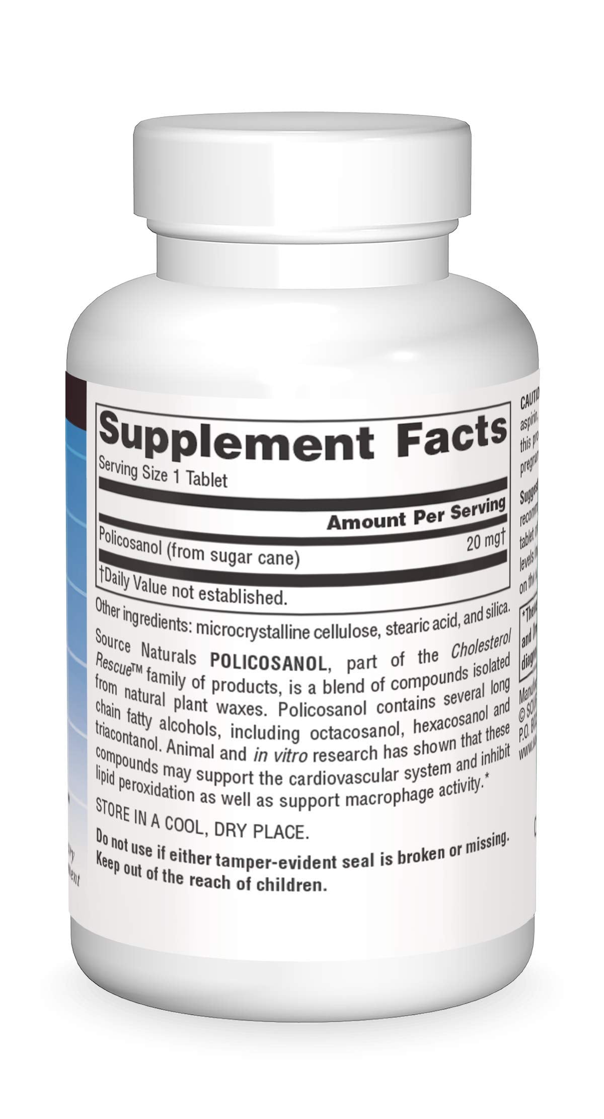 Source Naturals Cholesterol Rescue family lineup featuring natural wax-derived policosanol.