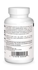 Source Naturals EGCG label highlights clean, allergen-free ingredients