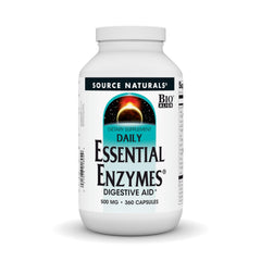 Source Naturals Essential Enzymes bottle for daily digestive support