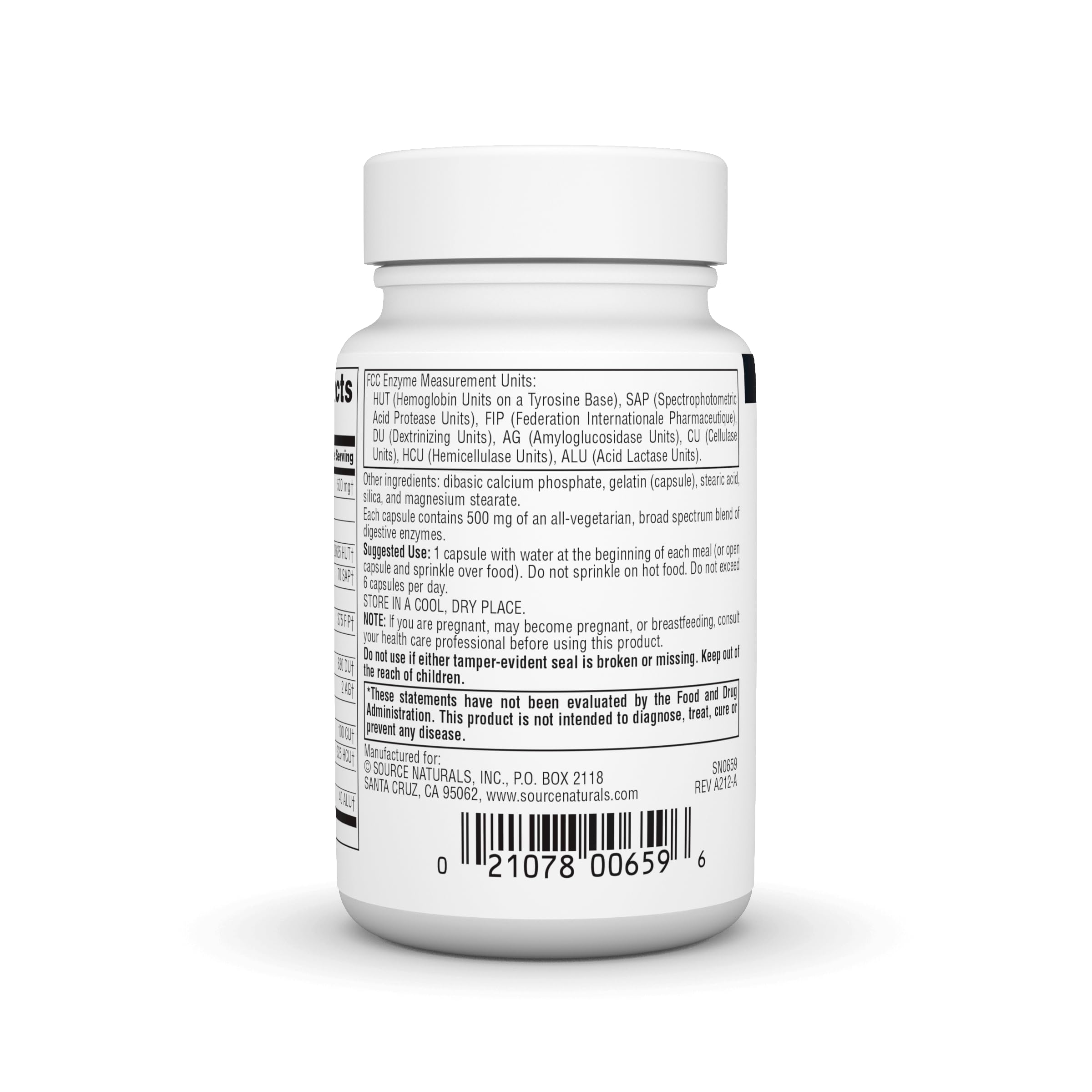 Capsules sprinkled on food to tailor intake with Essential Enzymes
