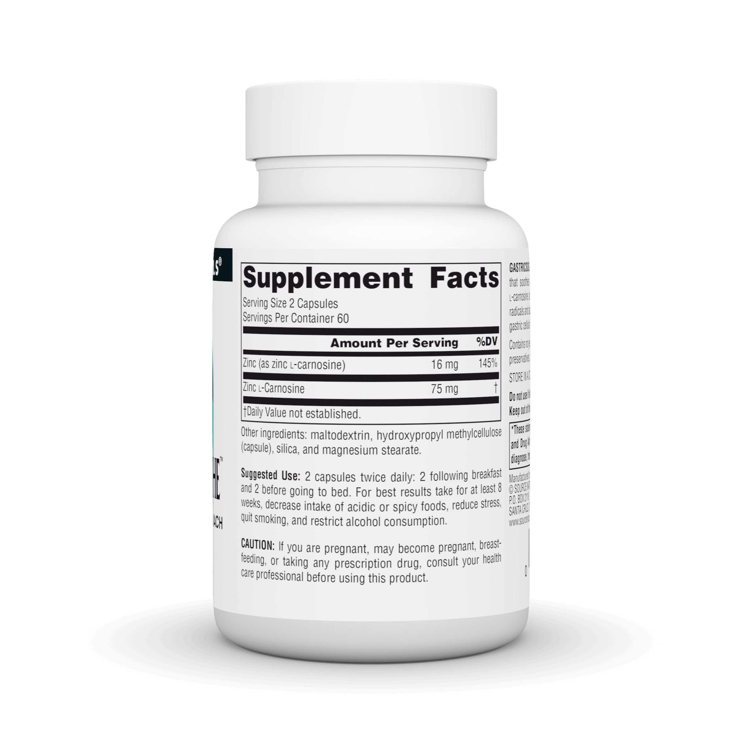 GastricSoothe capsules closeup highlighting vegan capsules for easy daily intake
