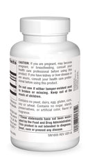 Source Naturals Glycine capsules close-up, easy-to-swallow daily supplement.
