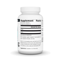 Source Naturals Glycine capsules close-up showing convenient 500 mg dose.