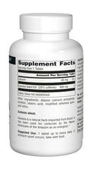 Source Naturals Guarana Energizer USA manufacturing seal and cGMP notes