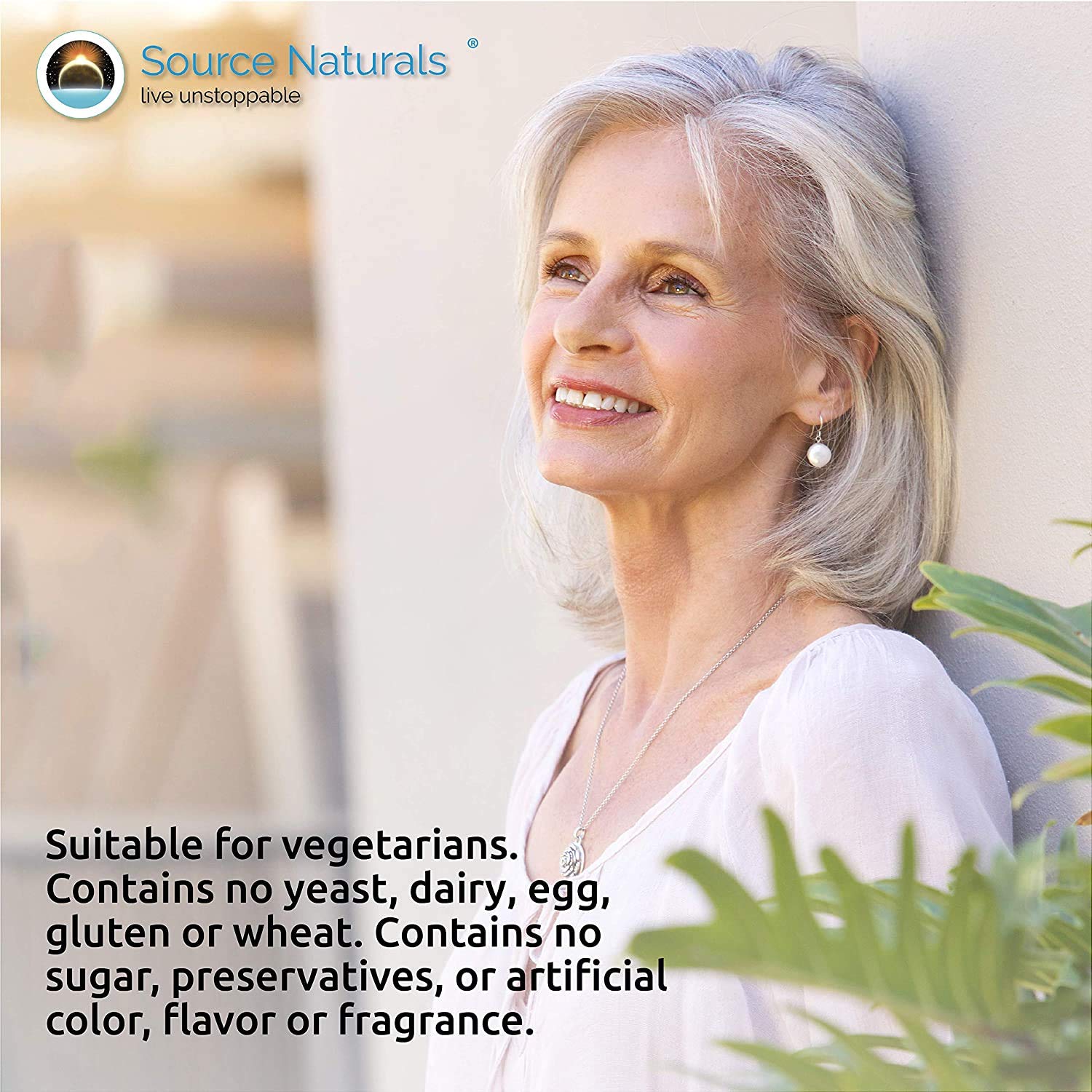 Fact panel on Source Naturals Hot Flash label emphasizing safety and sourcing