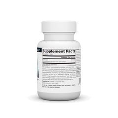 Source Naturals Huperzine A bottle back label with dosage guidance