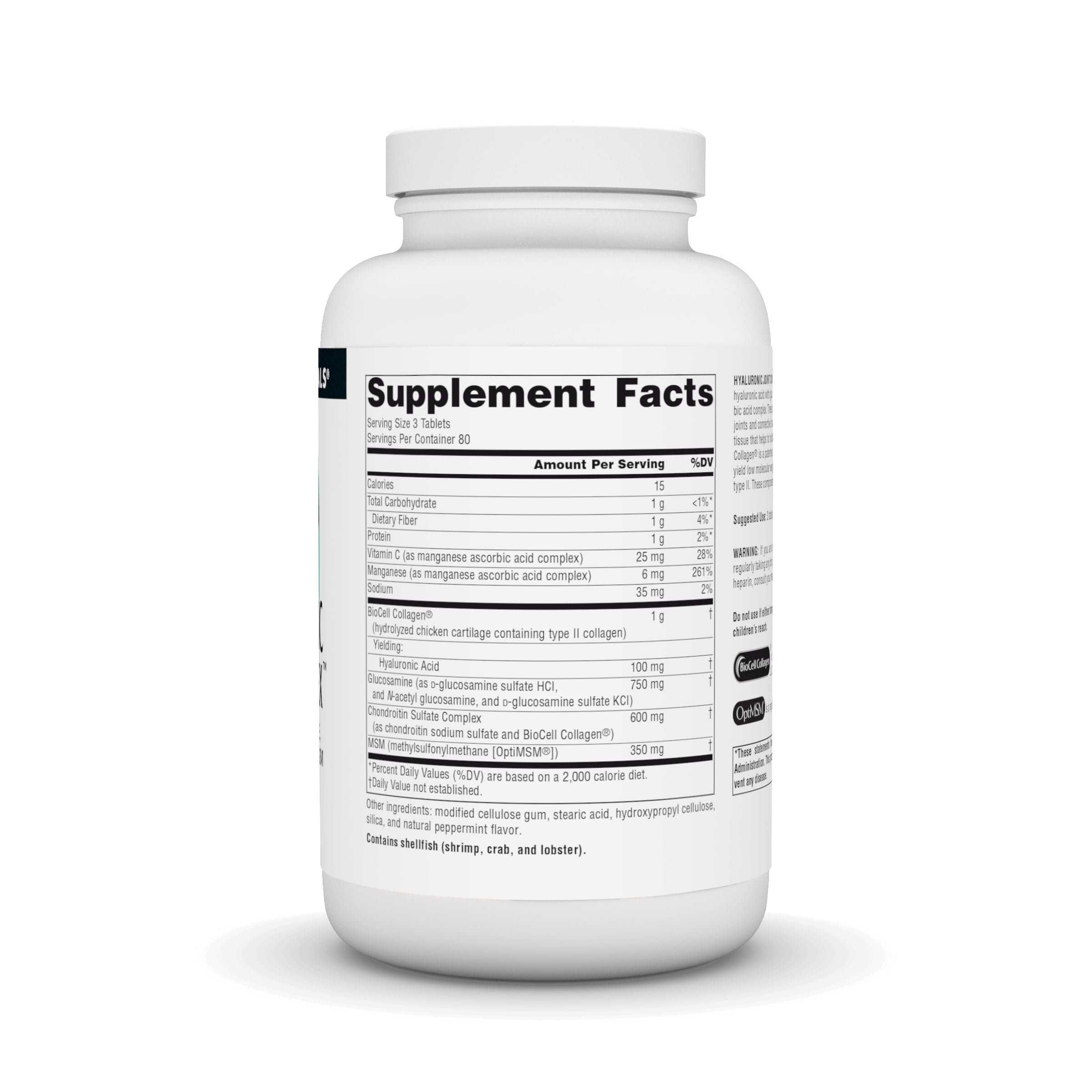 Source Naturals Hyaluronic Joint Complex tablets shown for daily use.