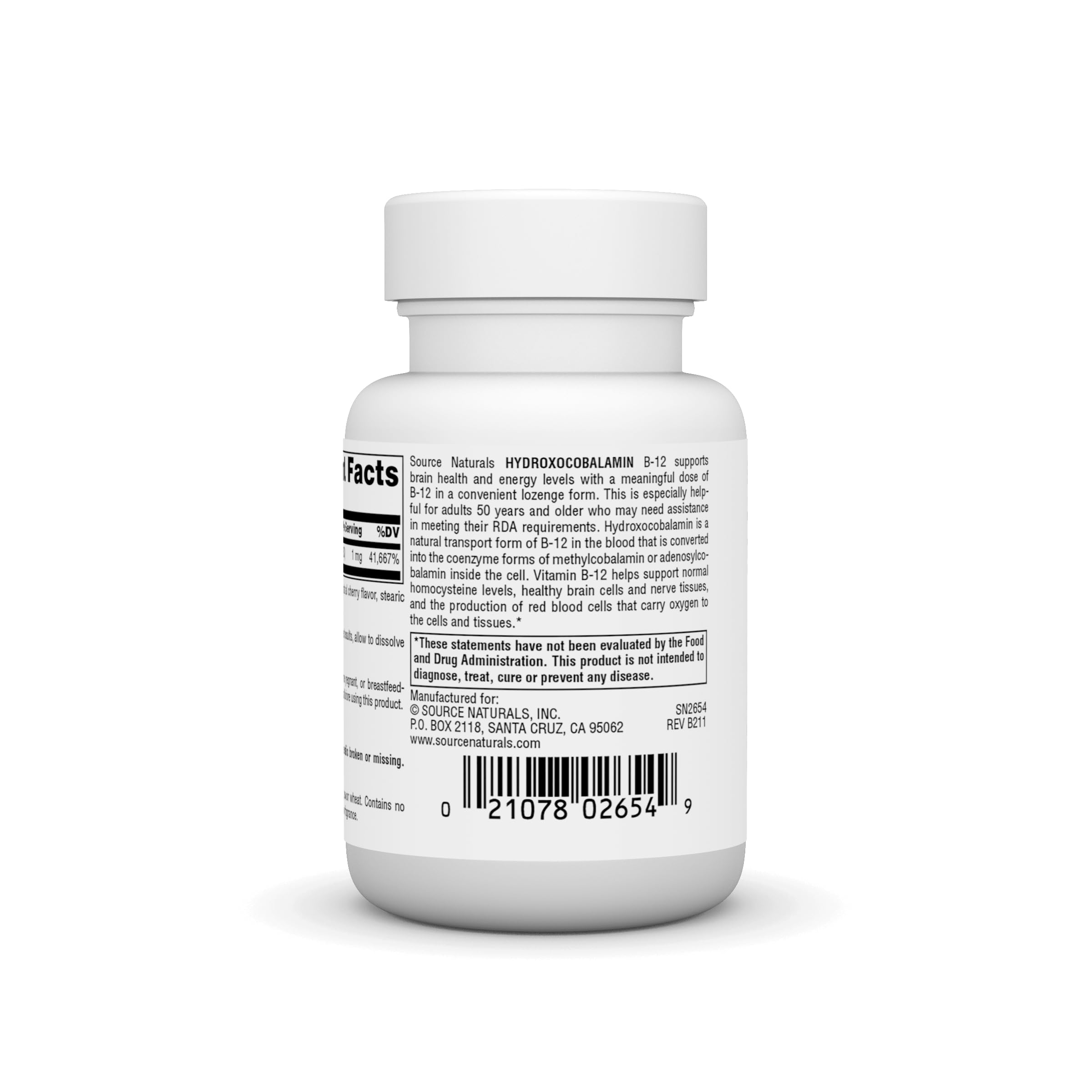 Close-up of HydroxoCobalamin cherry lozenge showing flavor and texture.