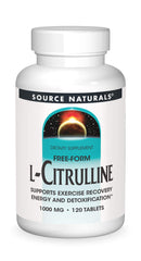 Source Naturals L-Citrulline 1000mg bottle on a clean counter ready for daily use.