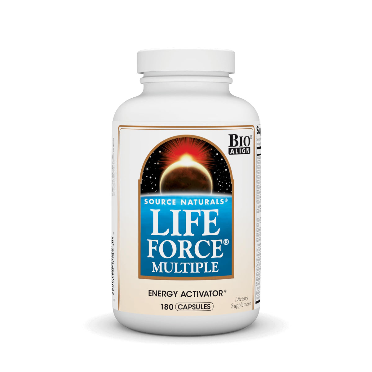Source Naturals Life Force bottle front view highlighting energy support and daily wellness