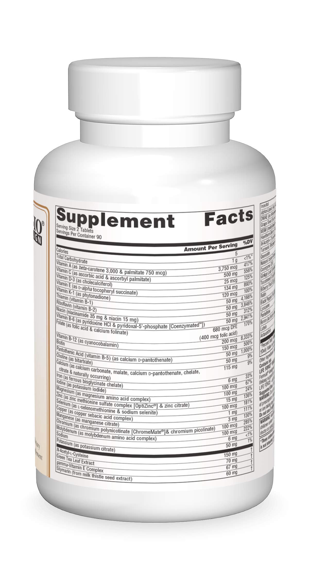Source Naturals Life Force capsules close-up highlighting energy metabolism support.