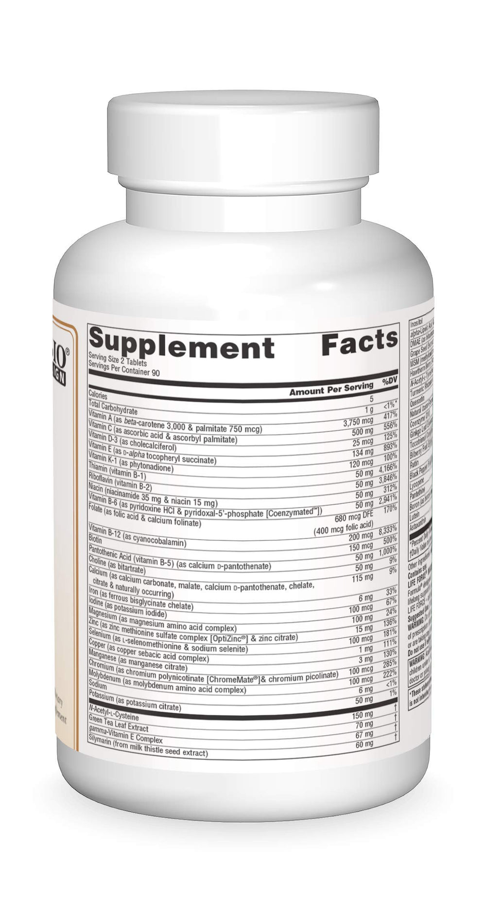 Source Naturals Life Force capsules close-up highlighting energy metabolism support.