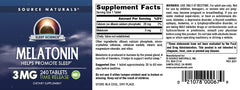 Made in USA: Scotts Valley cgmp quality scene for Source Naturals melatonin.