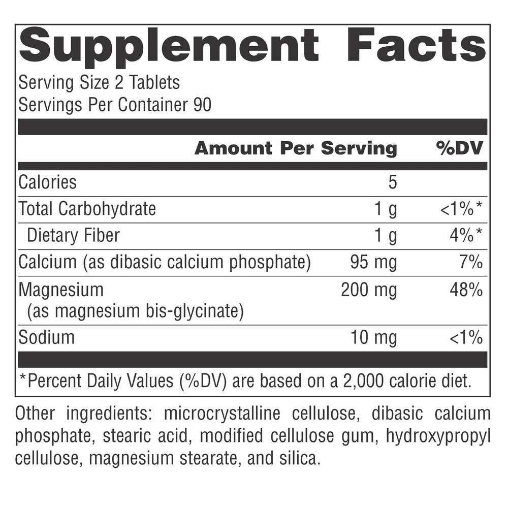 Measuring spoon with Source Naturals Magnesium Glycinate, convenient daily dosage.