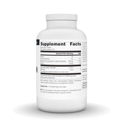 Source Naturals Magnesium Malate capsules closeup highlighting easy-to-swallow capsules for muscle function