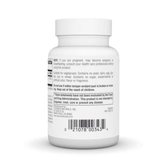 Tabletas blancas de Source Naturals manganeso para consumo diario.