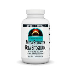 Source Naturals Mega Strength Beta Sitosterol bottle front for daily wellness support