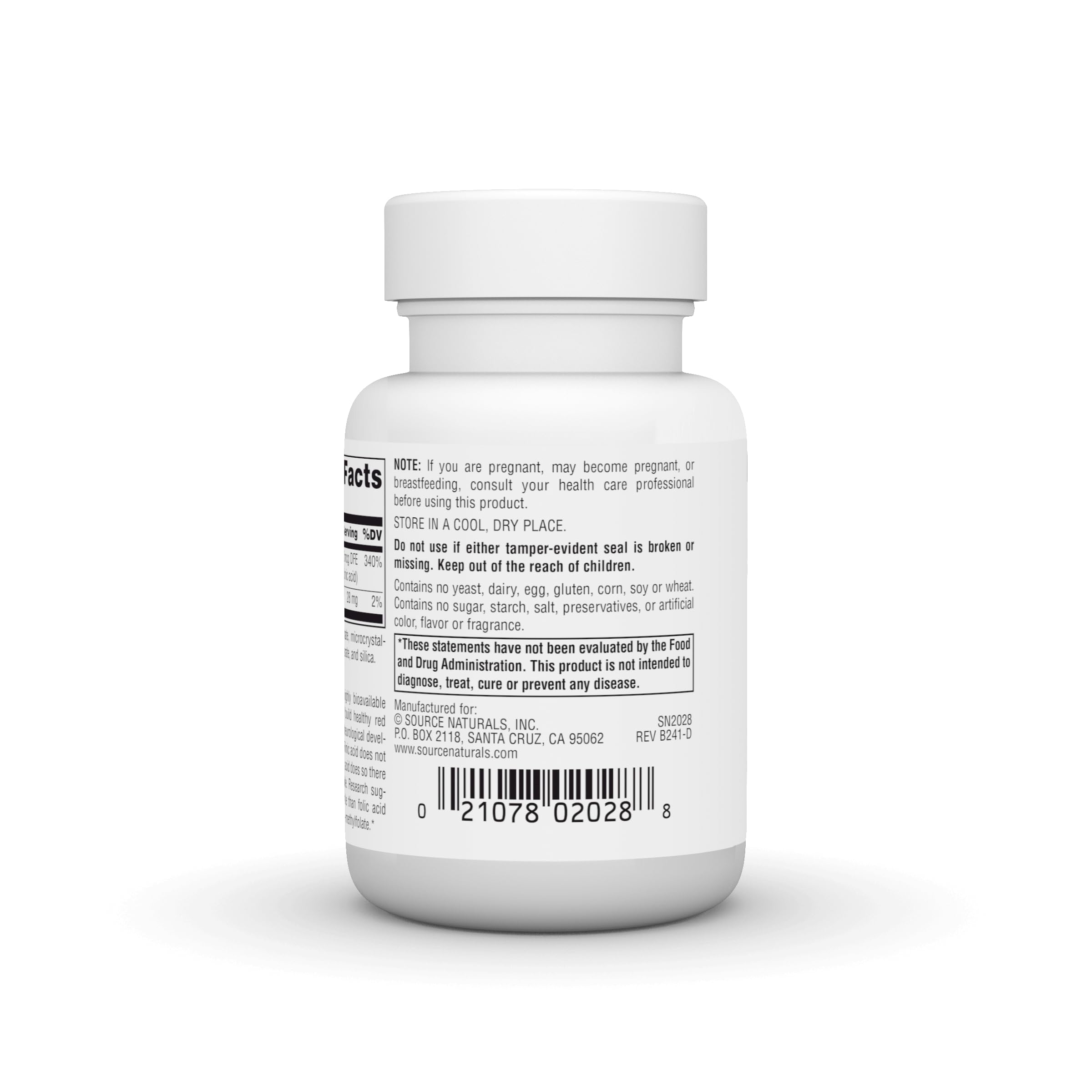 Clear dosage guide demonstrates taking one tablet daily.
