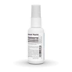 Source Naturals Melatonin NutraSpray label highlights a non-habit forming sleep routine aid.