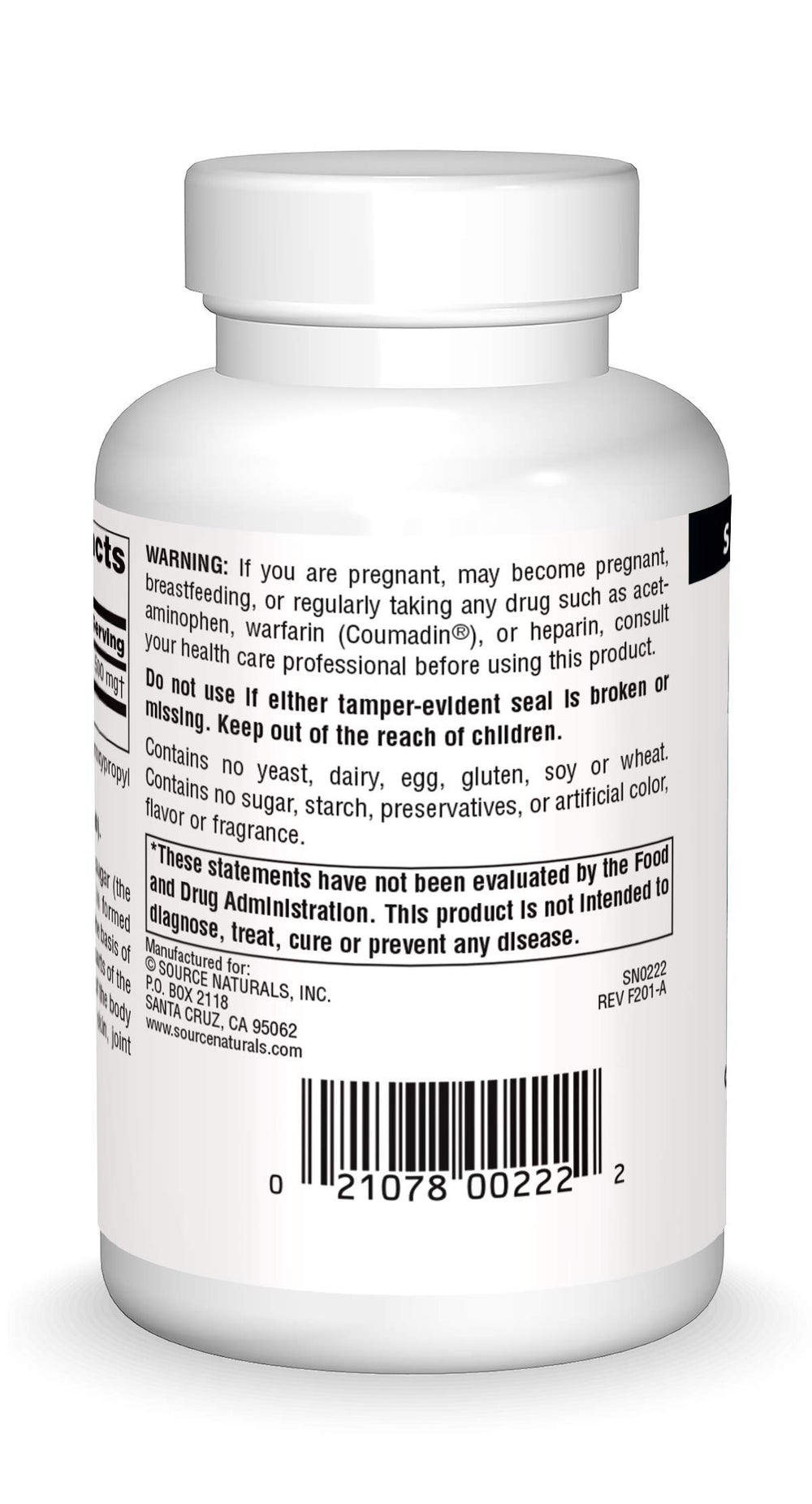 Source Naturals N-A-G tablets ready to swallow for joint comfort.