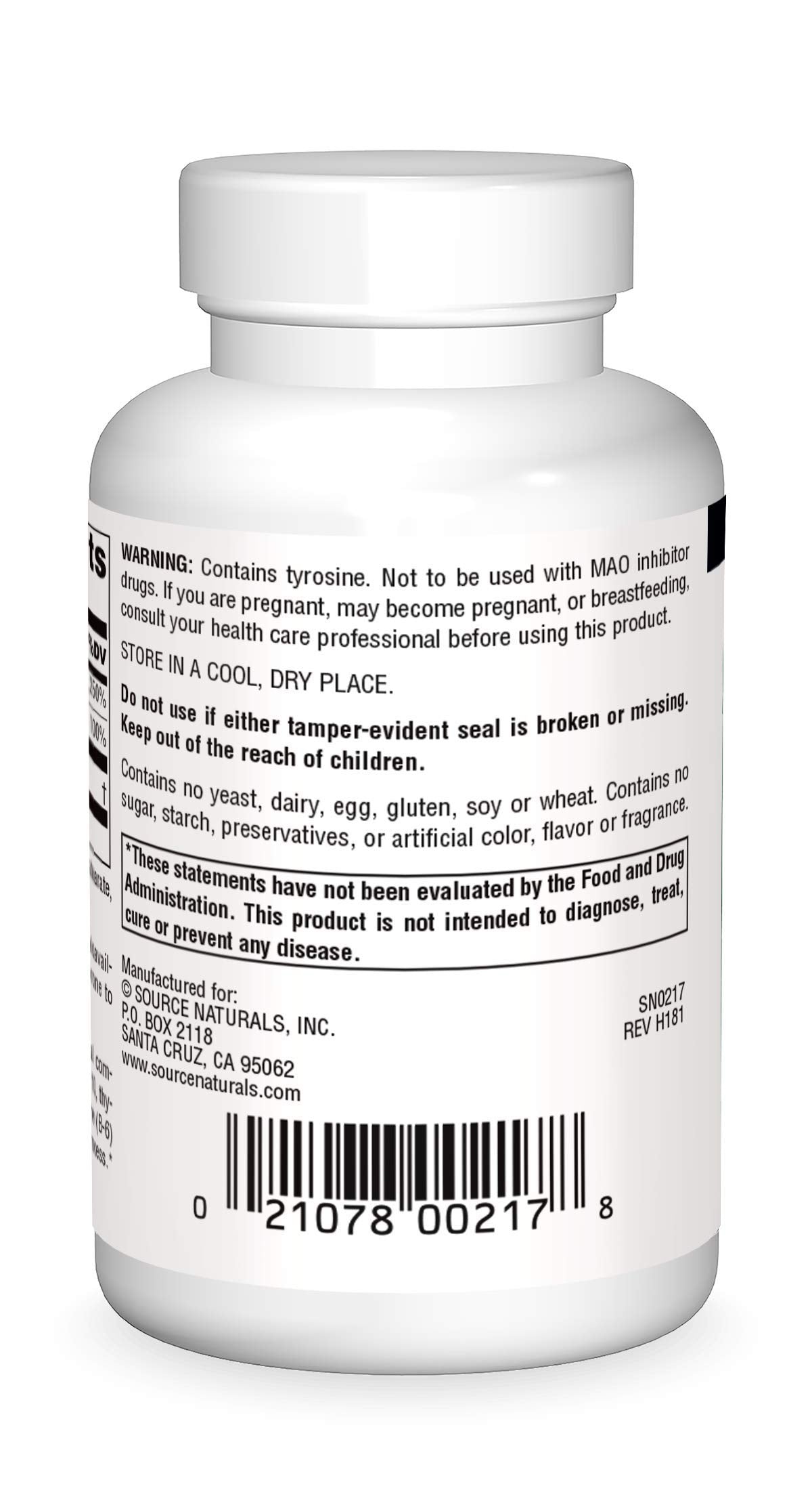 N-Acetyl L-Tyrosine tablets close-up for enhanced bioavailability