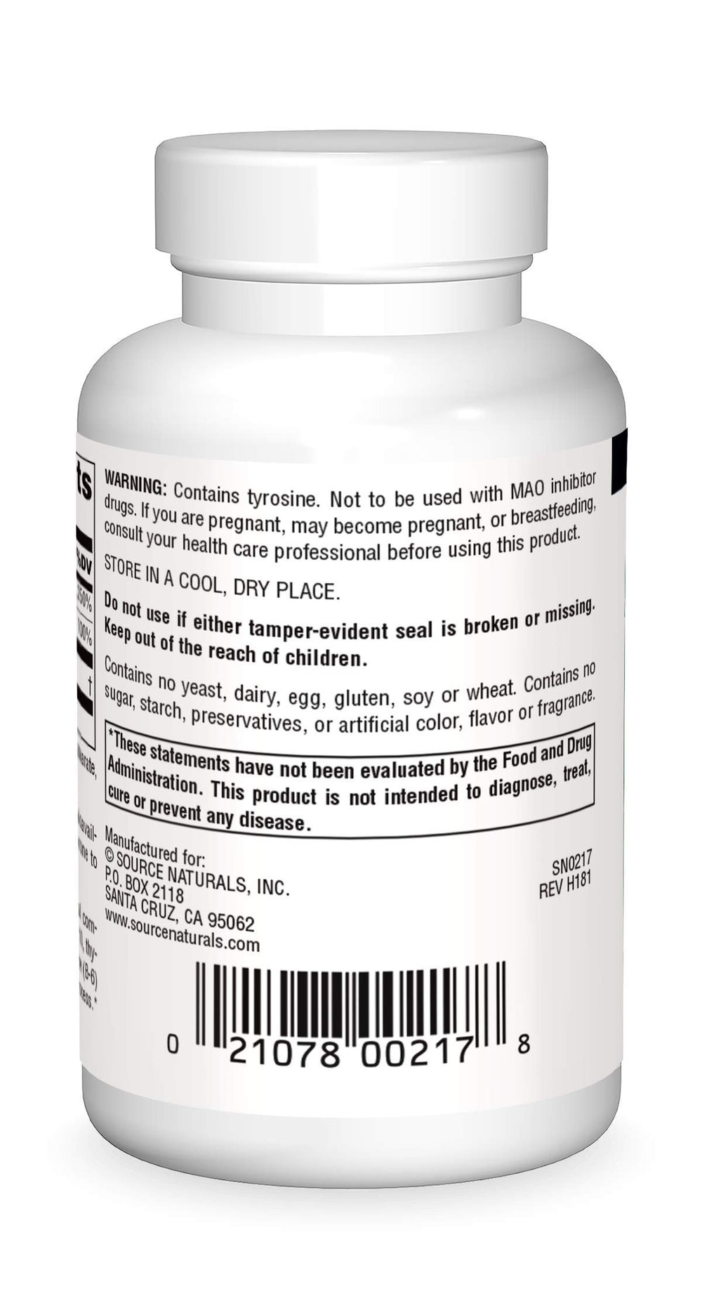 N-Acetyl L-Tyrosine tablets close-up for enhanced bioavailability
