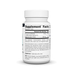 Source Naturals OptiZinc capsules arranged for daily use.