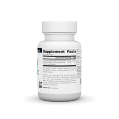 Source Naturals Pantothenic Acid label close-up highlighting allergen-free formulation