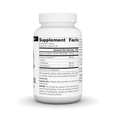 Source Naturals Phytosterol Complex label detail highlighting soy allergen information for sensitive users.
