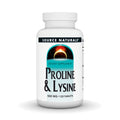 Source Naturals Proline & Lysine 550 mg – 120 Tabletas | Suplemento vegetariano