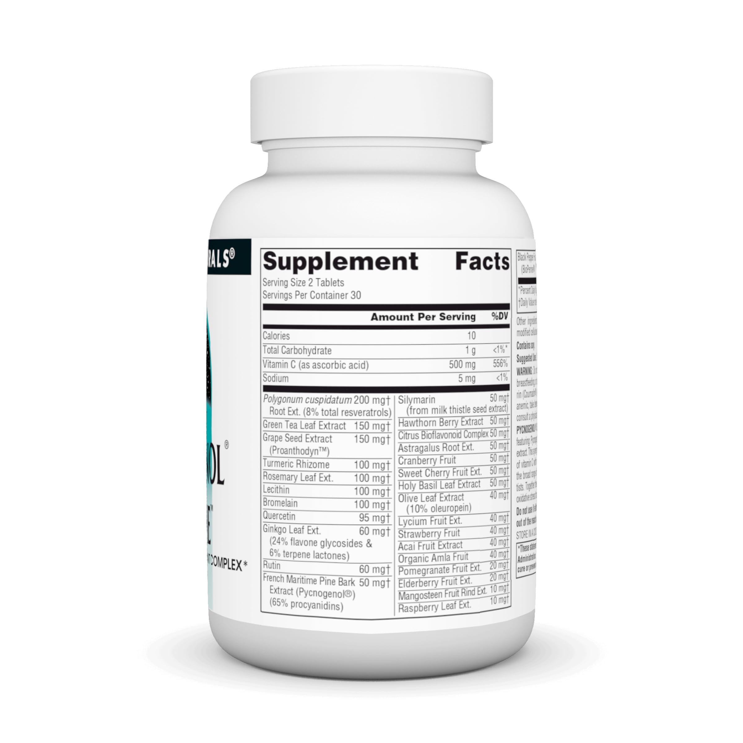 Pycnogenol Supreme capsules offer convenient daily antioxidant support.
