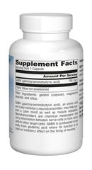 Source Naturals Serene Science GABA, etiqueta legible que facilita la dosis diaria
