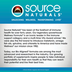 Source Naturals Serrapeptase: fabricación en EE. UU. con cápsulas vegetarianas; posible apoyo a la respuesta inmune localizada.