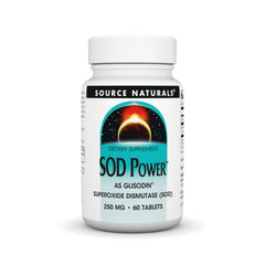 Source Naturals SOD Power bottle front suggests daily antioxidant support.