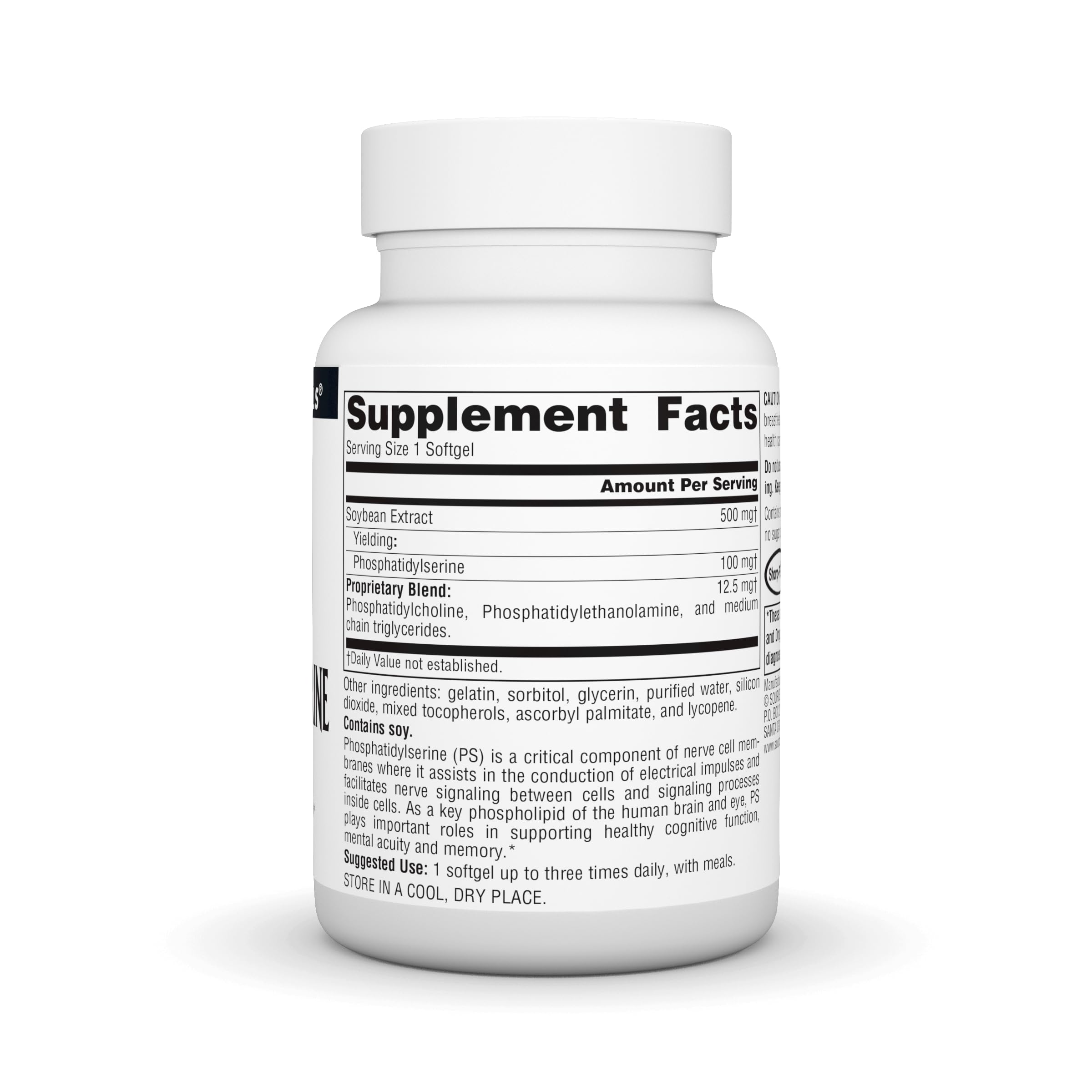 Fuente Naturals softgels 500mg, cápsulas blandas fáciles de tragar para la rutina diaria.