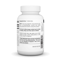 Source Naturals Taurine bottle label detail highlighting vegetarian formulation