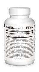 Source Naturals Theracurmin ingredient list showcases advanced curcumin delivery.