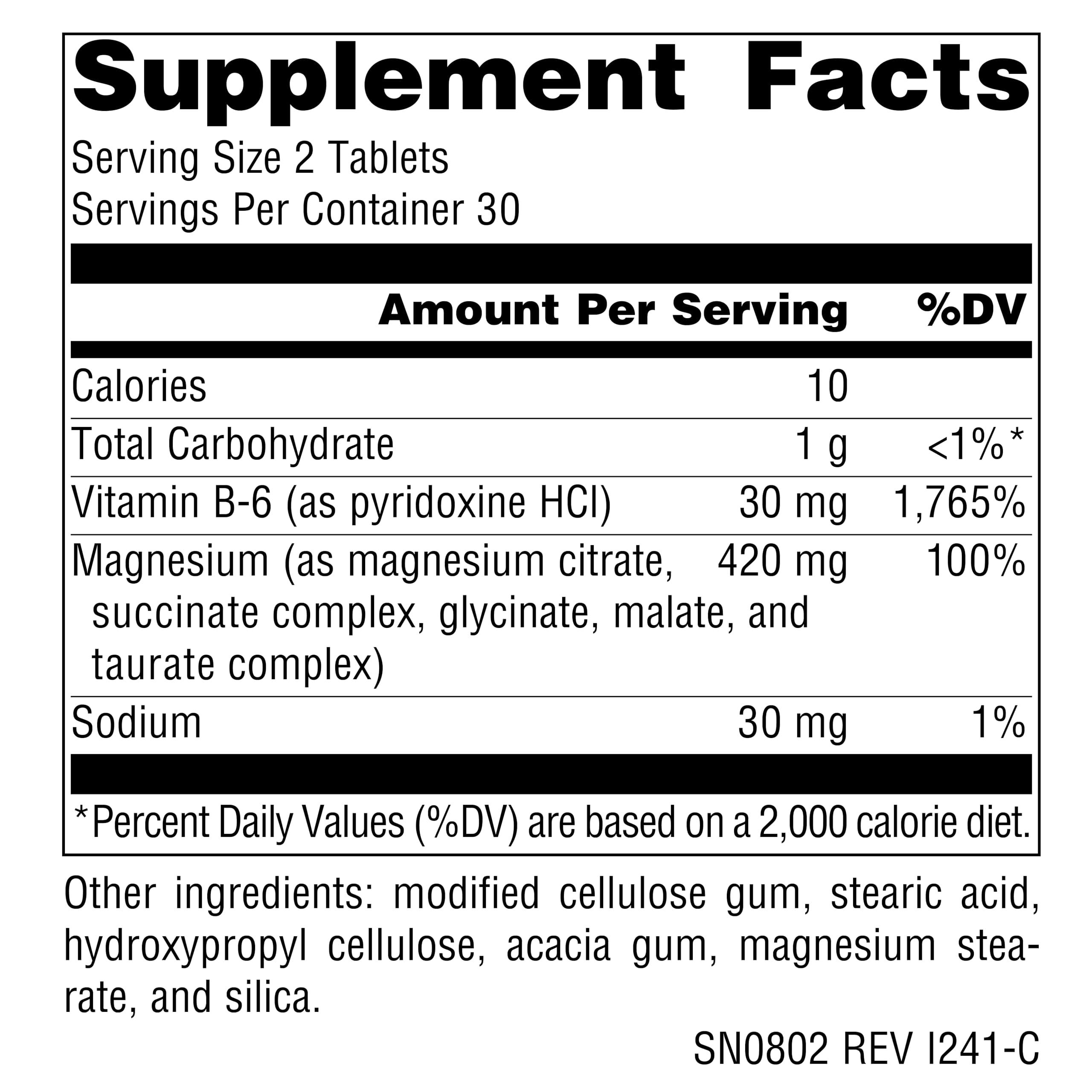 Source Naturals Ultra-Mag con vitamina B6 para soporte cardiovascular