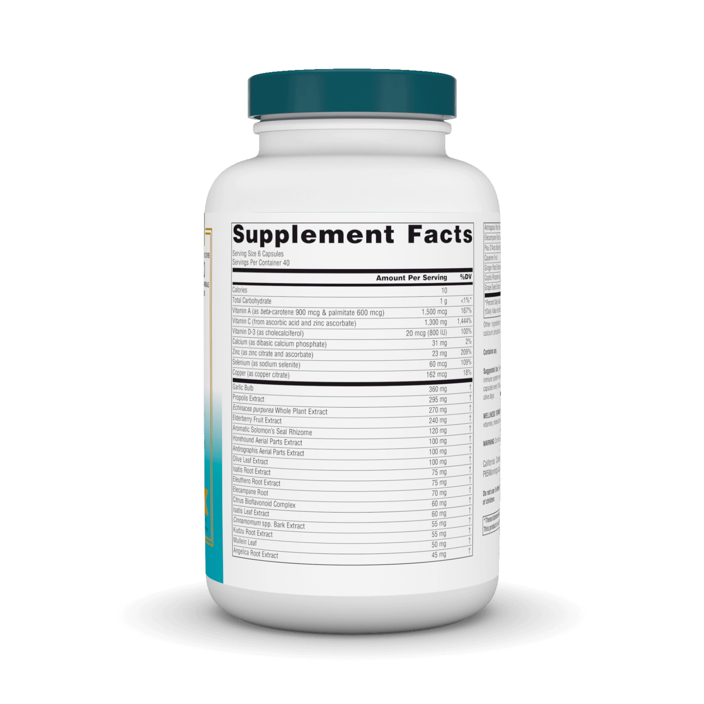 Source Naturals Wellness Formula bottle cap for quick daily dosing