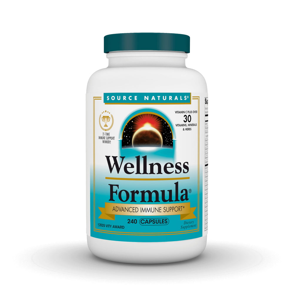 Source Naturals Wellness Formula bottle front view for daily immune support.