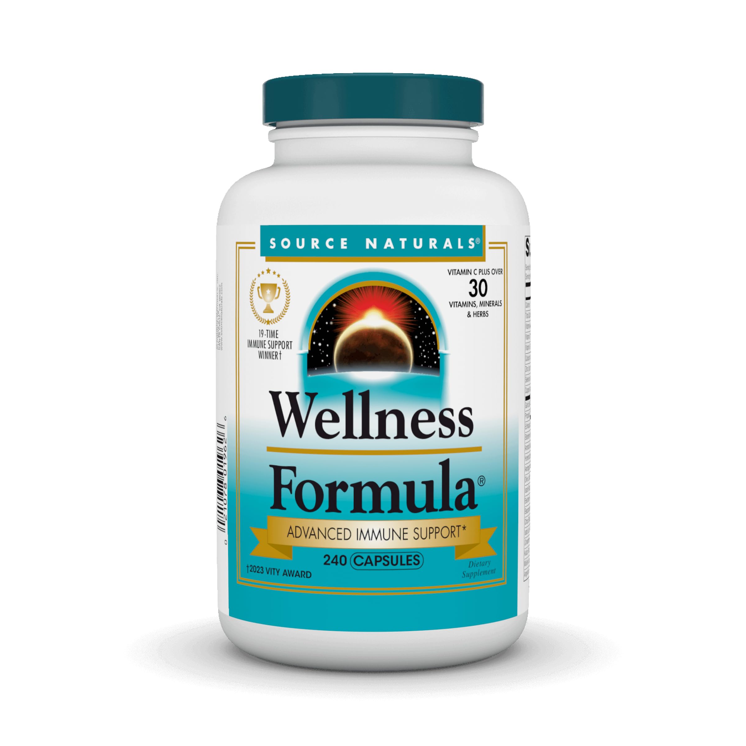 Source Naturals Wellness Formula bottle front for daily immune support