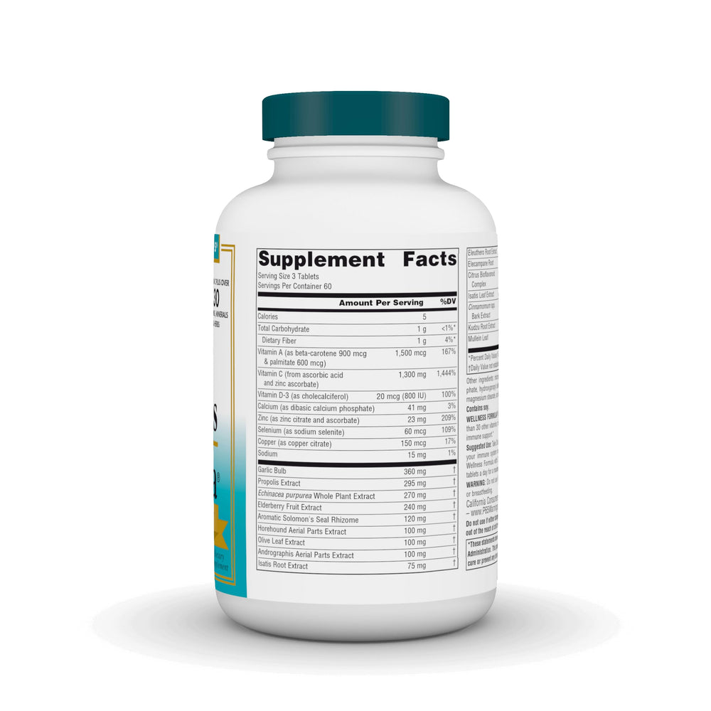 Source Naturals Wellness Formula tablets close-up for daily immune support
