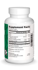 Yaeyama Chlorella label close-up from Source Naturals, vegan nutrients showcased.