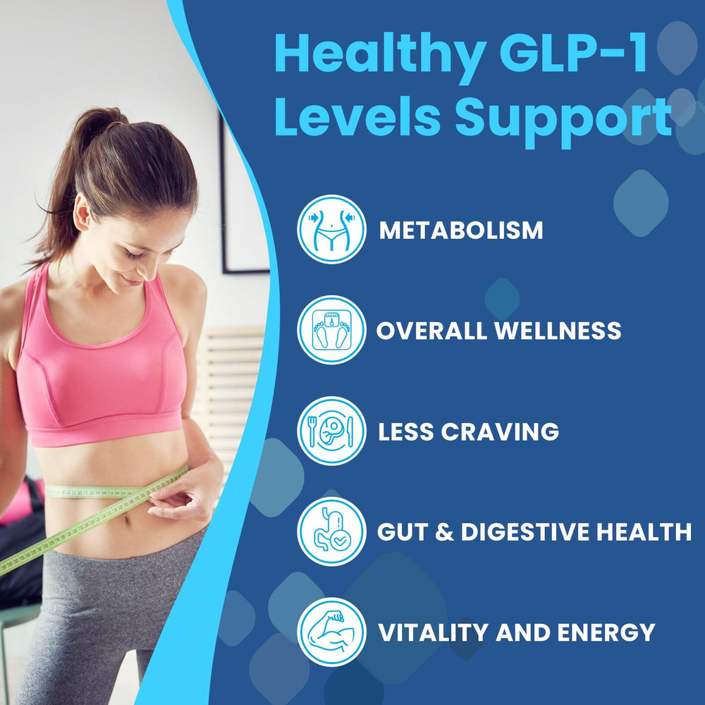 Sousti GLP-1 capsules arranged for a daily wellness routine.