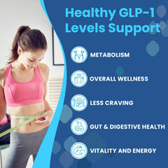 Sousti GLP-1 capsules arranged for a daily wellness routine.