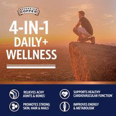 Sovereign Copper label close-up highlights a pure hydrosol for everyday use.