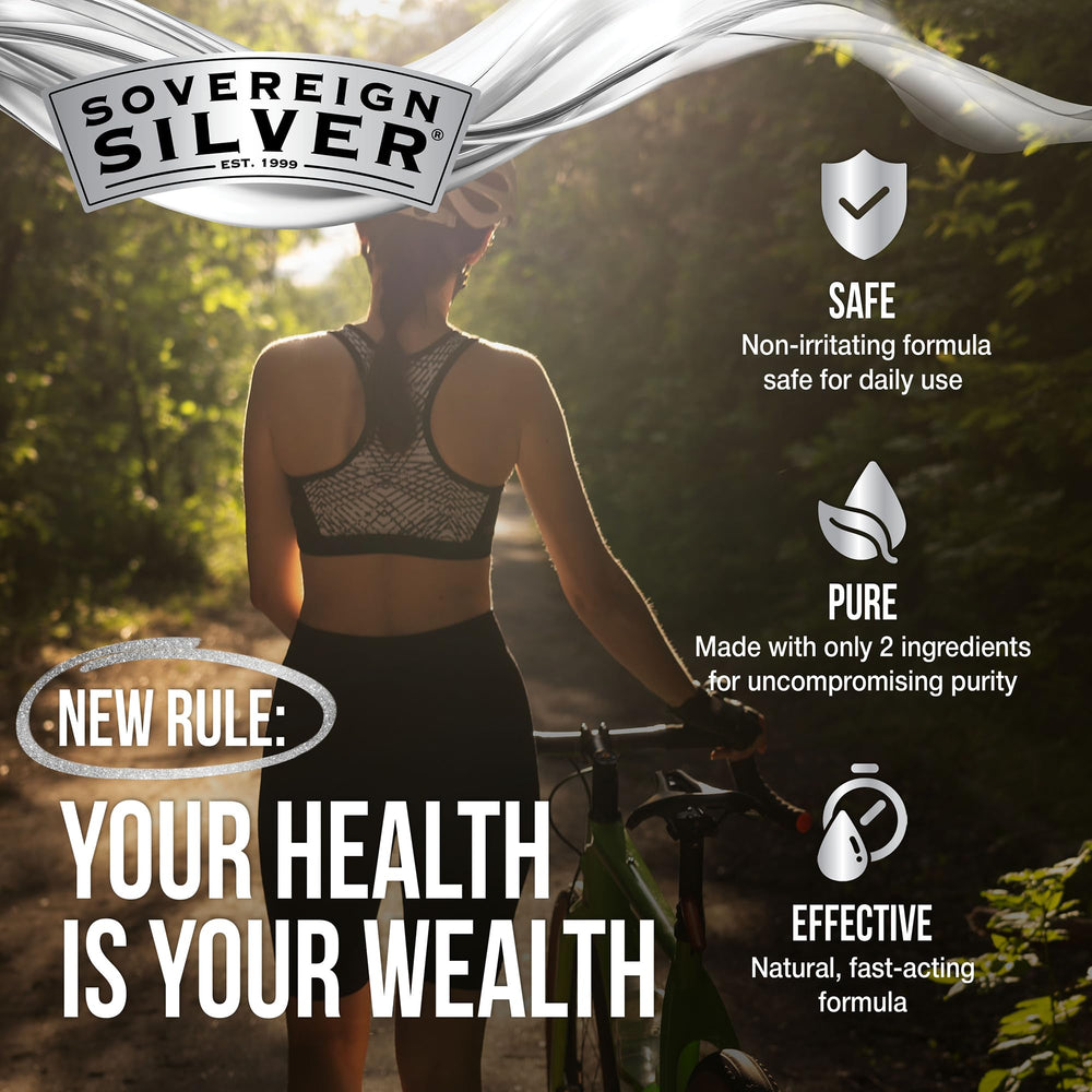 Sovereign Silver nasal spray nozzle ready for easy, gentle application.