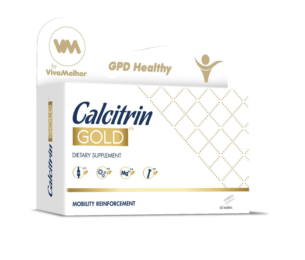 Soy Sano Calcitrin Gold bottle front highlighting joint support nutrients.