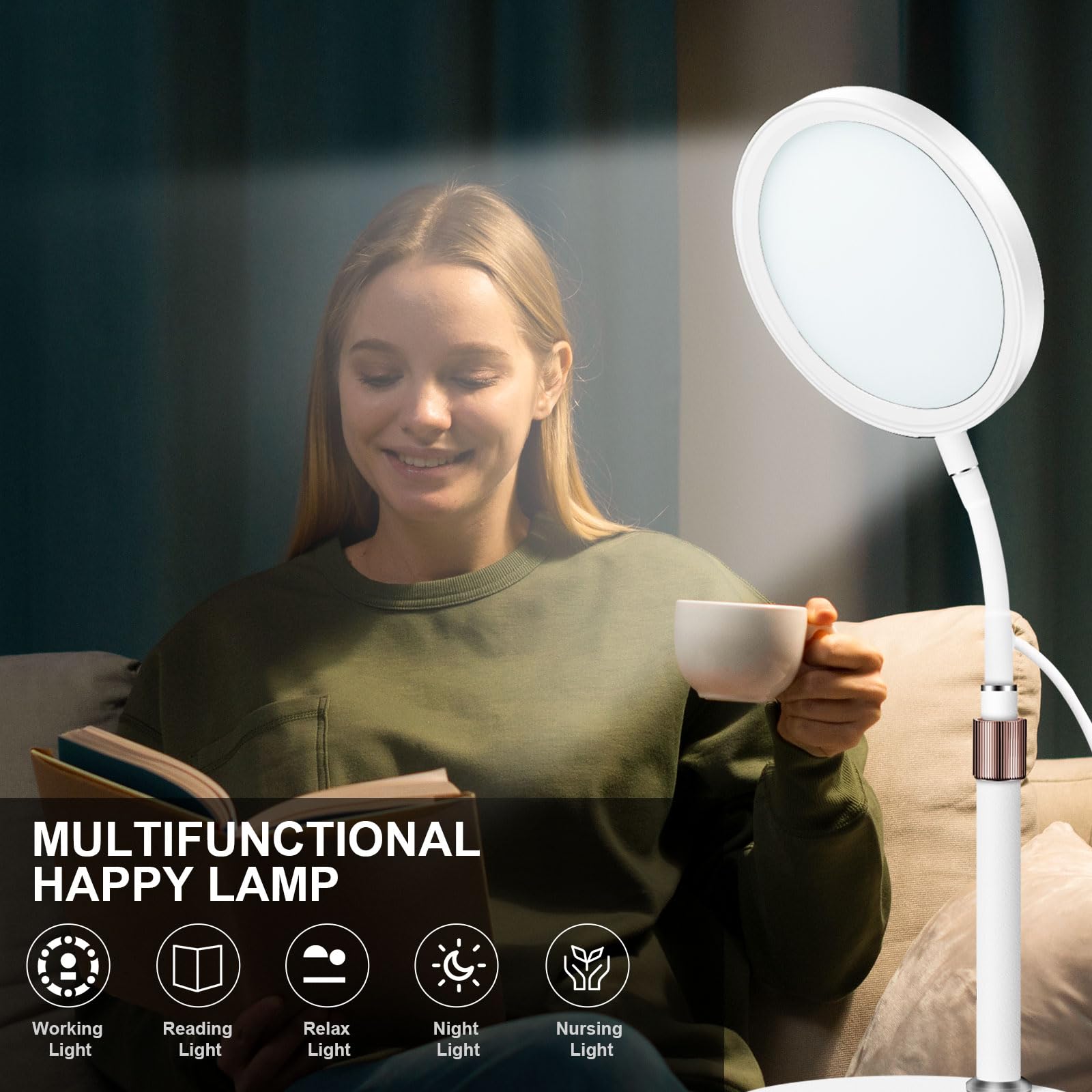 Sozapooty lamp ready for easy setup on a desk or shelf.