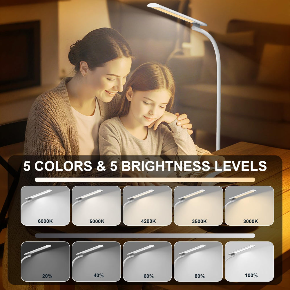 Sozapooty Light Therapy Lamp standing lamp for living room ambiance.